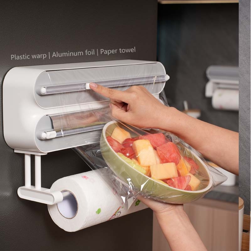 Cortador de Film para Cocina 4 en 1 Magnético | Diseño con Cuchilla Reemplazable